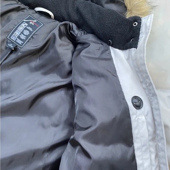 Alpine tek Fill Down Jackets Glacial Terrain Gear Winter Coat Hoodie Fur Trim - Picture 6 of 12